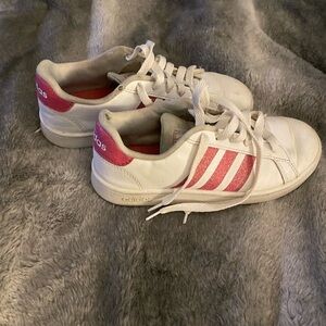 Girls size 2 Adidas shoes